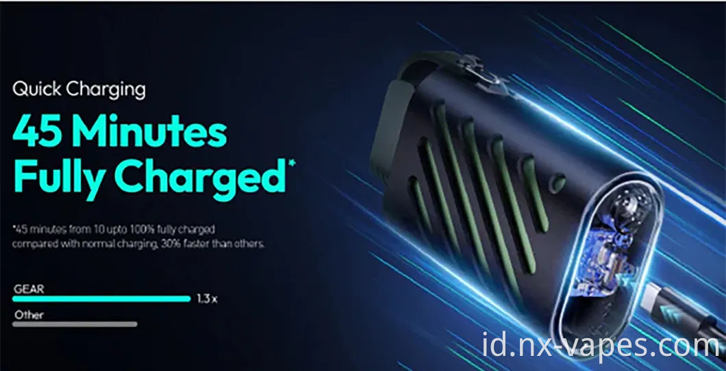 20ml cairan vozol gear sekali pakai 10000 puff vape pena